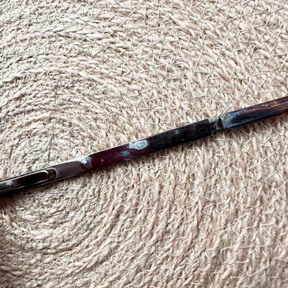 Ralph Lauren Vintage Mini Round Oval Brown Lens Metal Frame Y2K 90s Sunglasses - Picture 8 of 10